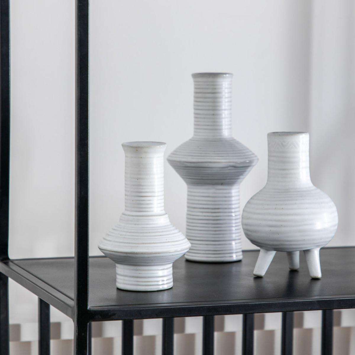 Gallery Interiors Cassandra Vase White / Small – image 1