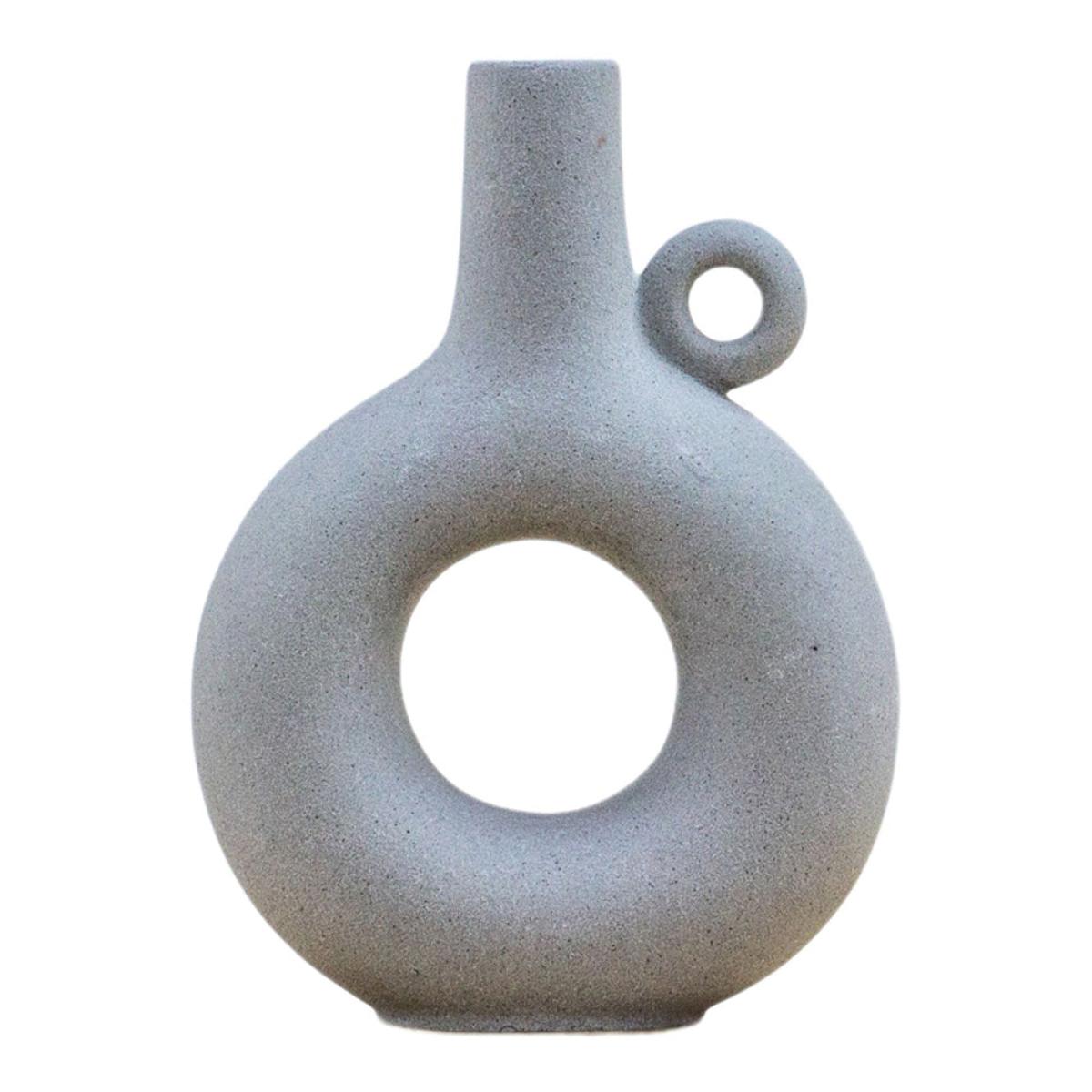 Gallery Interiors MacClelland Soren Vase Light Grey – image 2