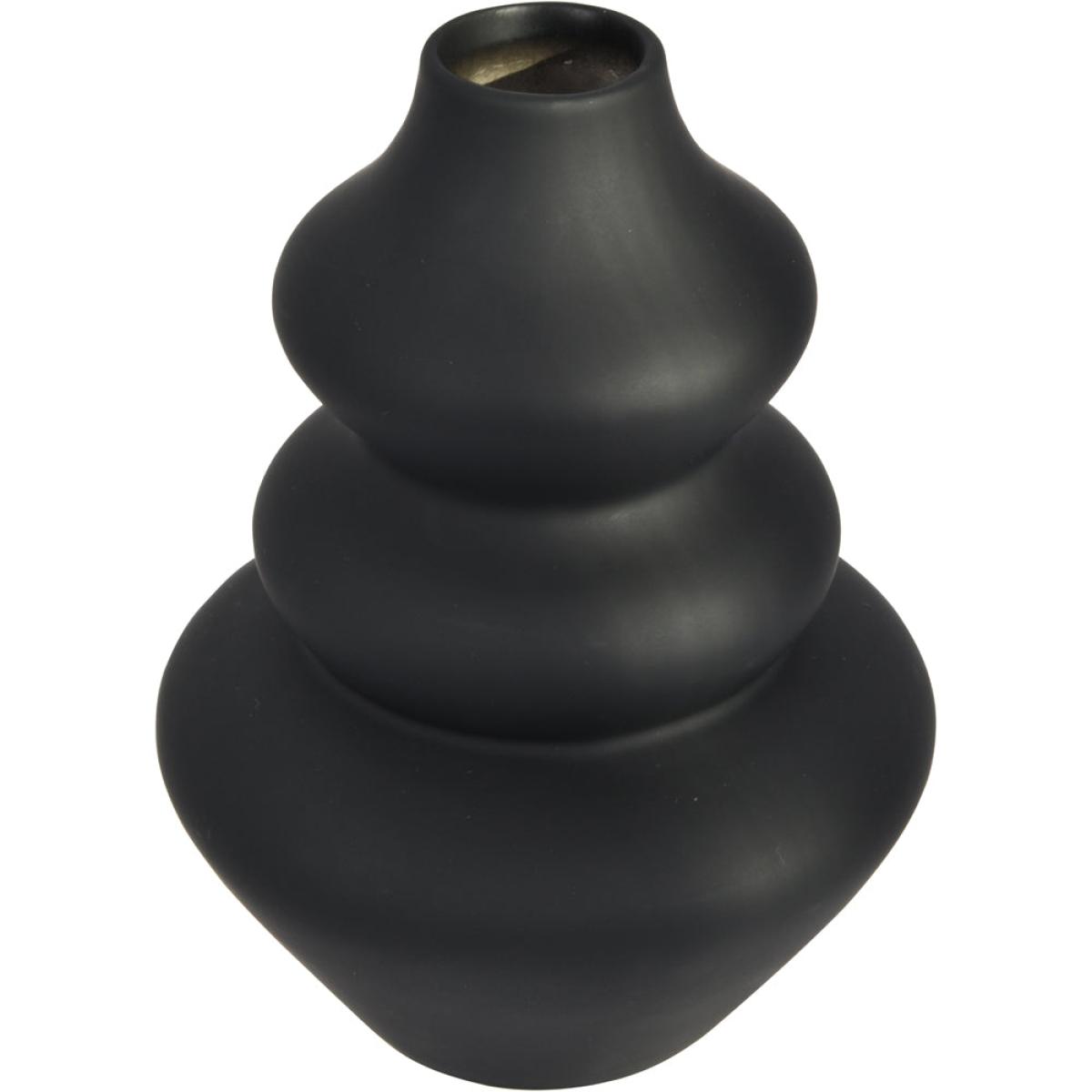 Libra Wavy Vase Black | Outlet – image 2