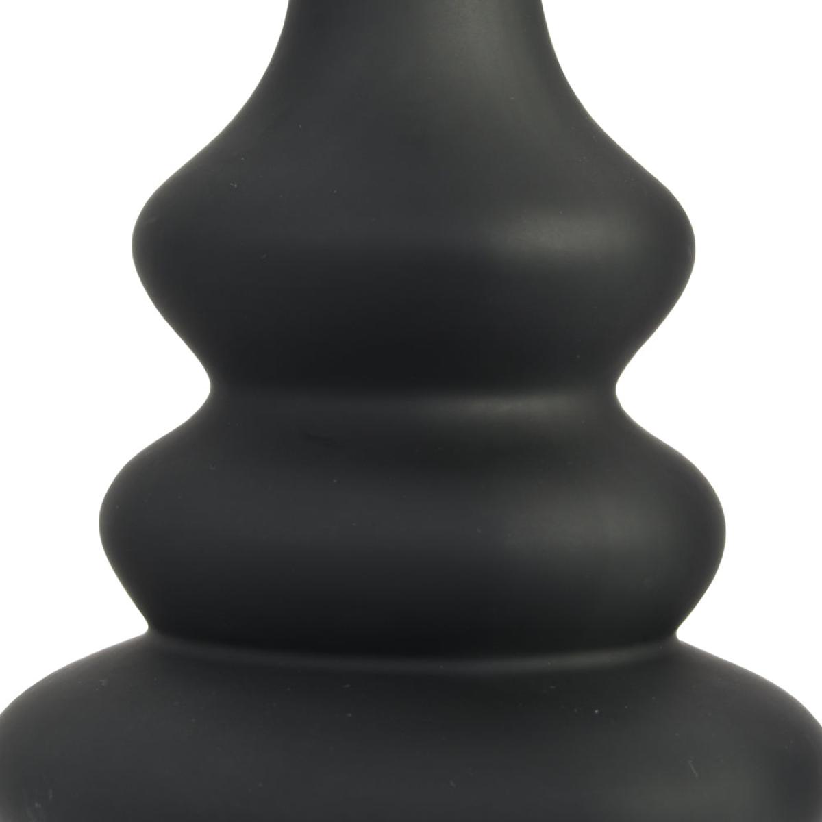 Libra Wavy Vase Black | Outlet – image 3