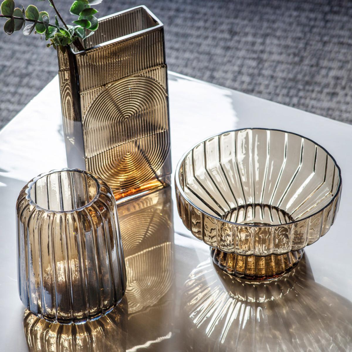 Gallery Interiors Ahvio Lustre Grey Vase – image 5