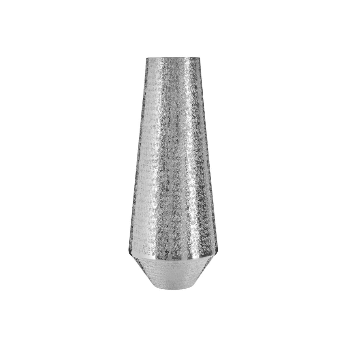 Olivia's Saira Large Hammered Silver Effect Vase
