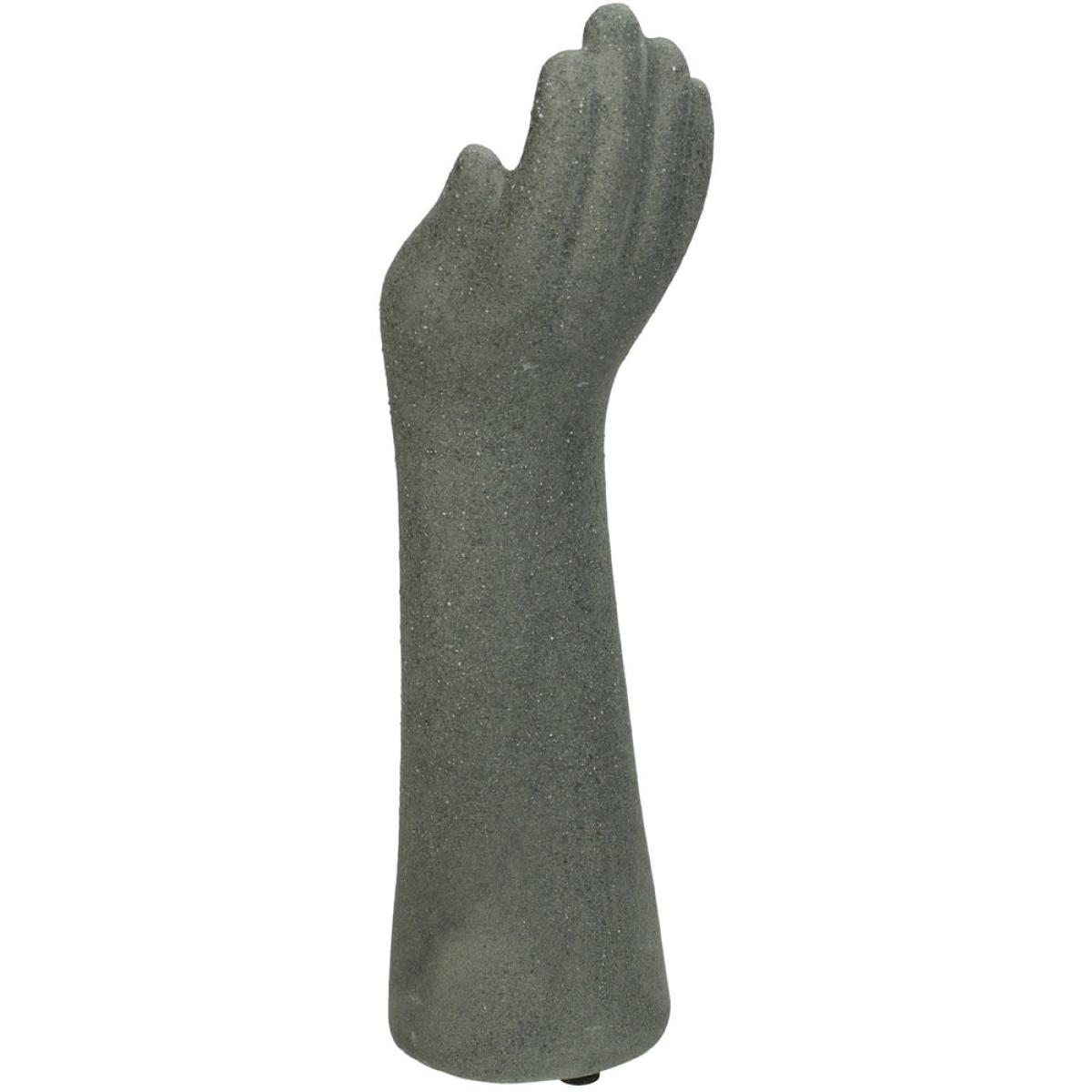 Libra Ceramic Hand Soft Grey 25 cm Vase – image 3
