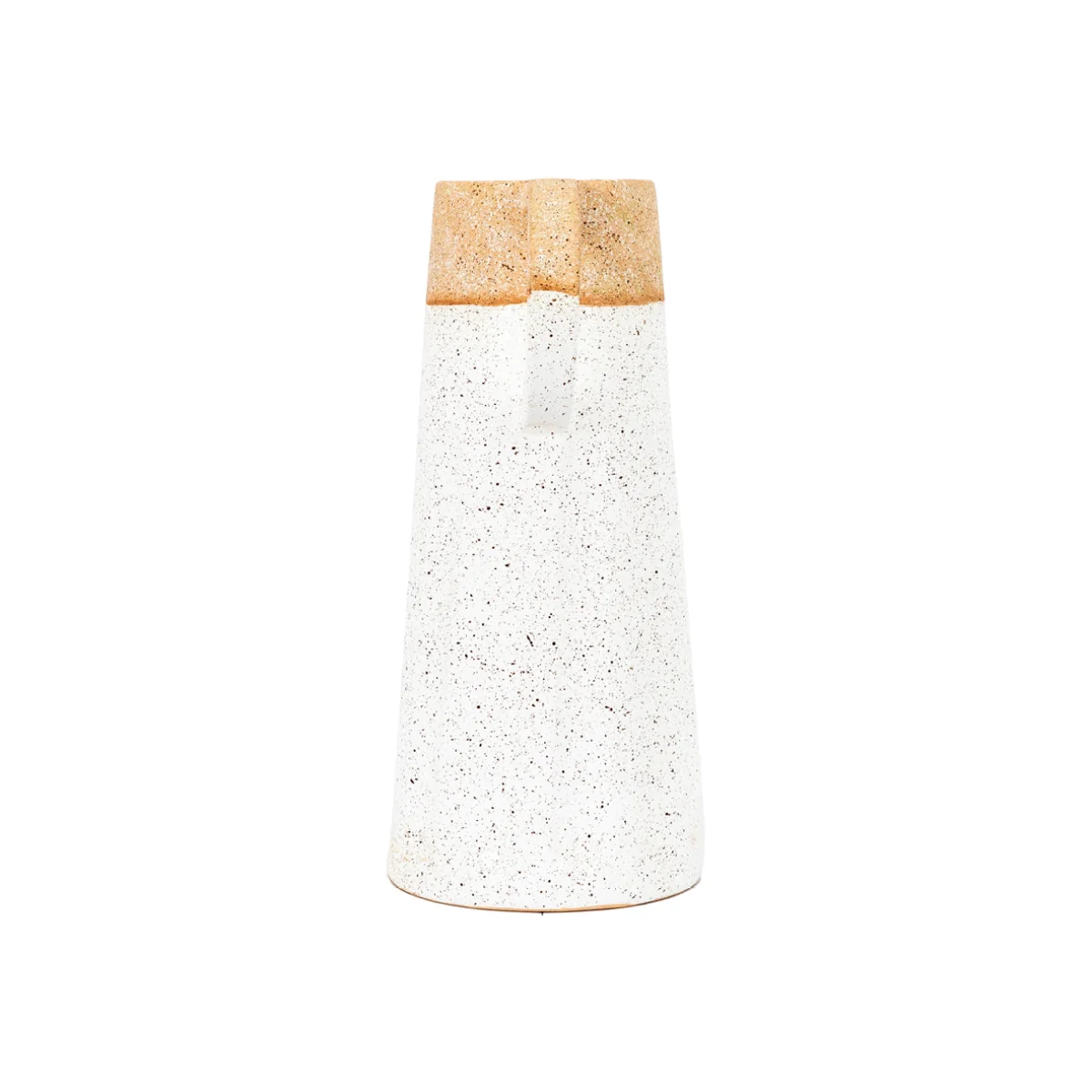 Gallery Interiors Fallow Pitcher Vase in White