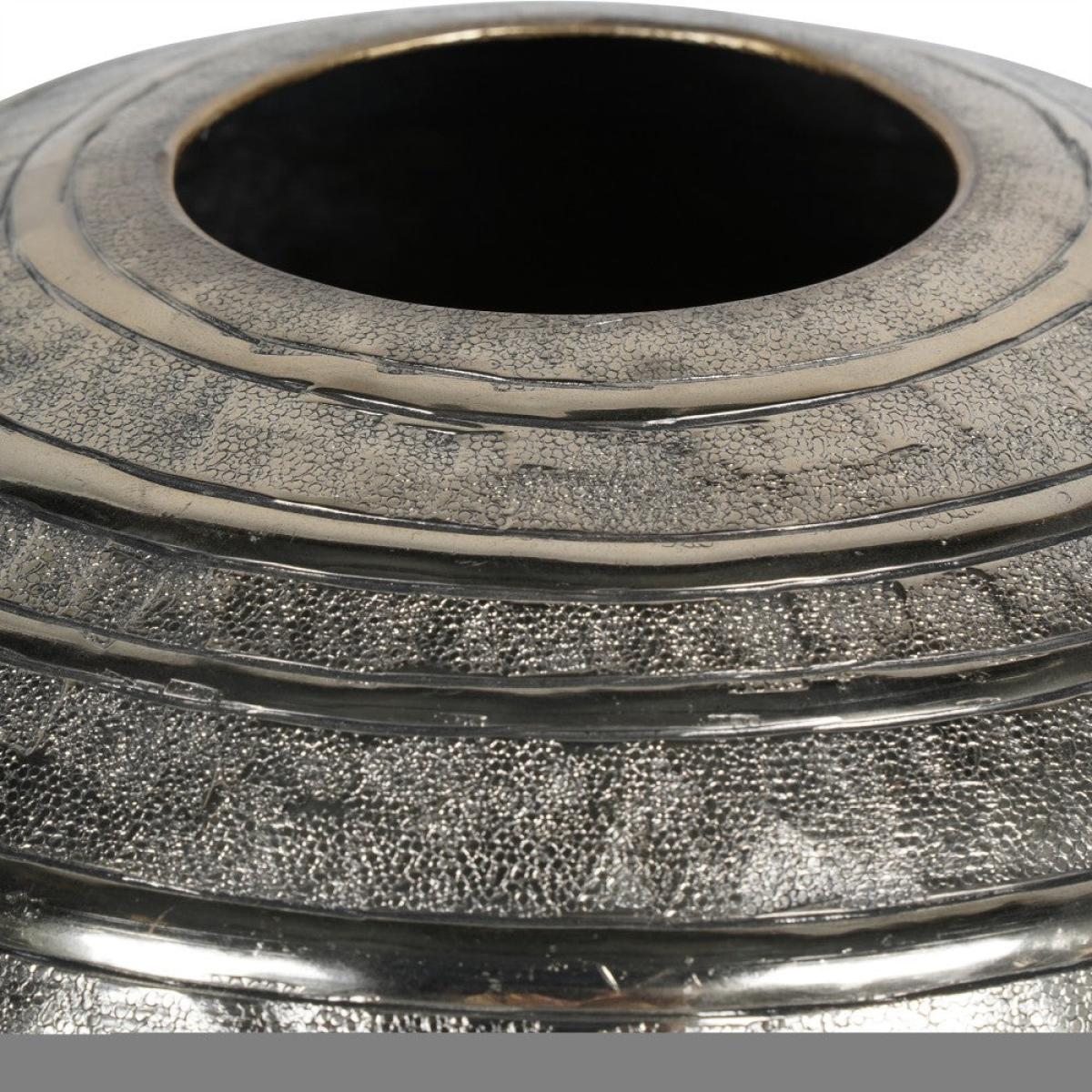 Libra Interiors Gilver Rings Ball Vase – image 3