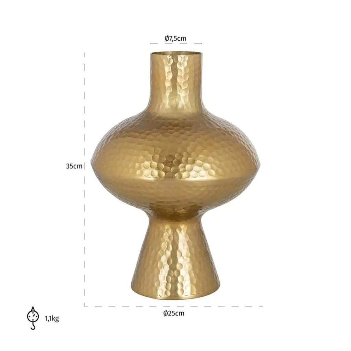 Richmond Interiors Caitlyn Vase in Gold / Large – image 4