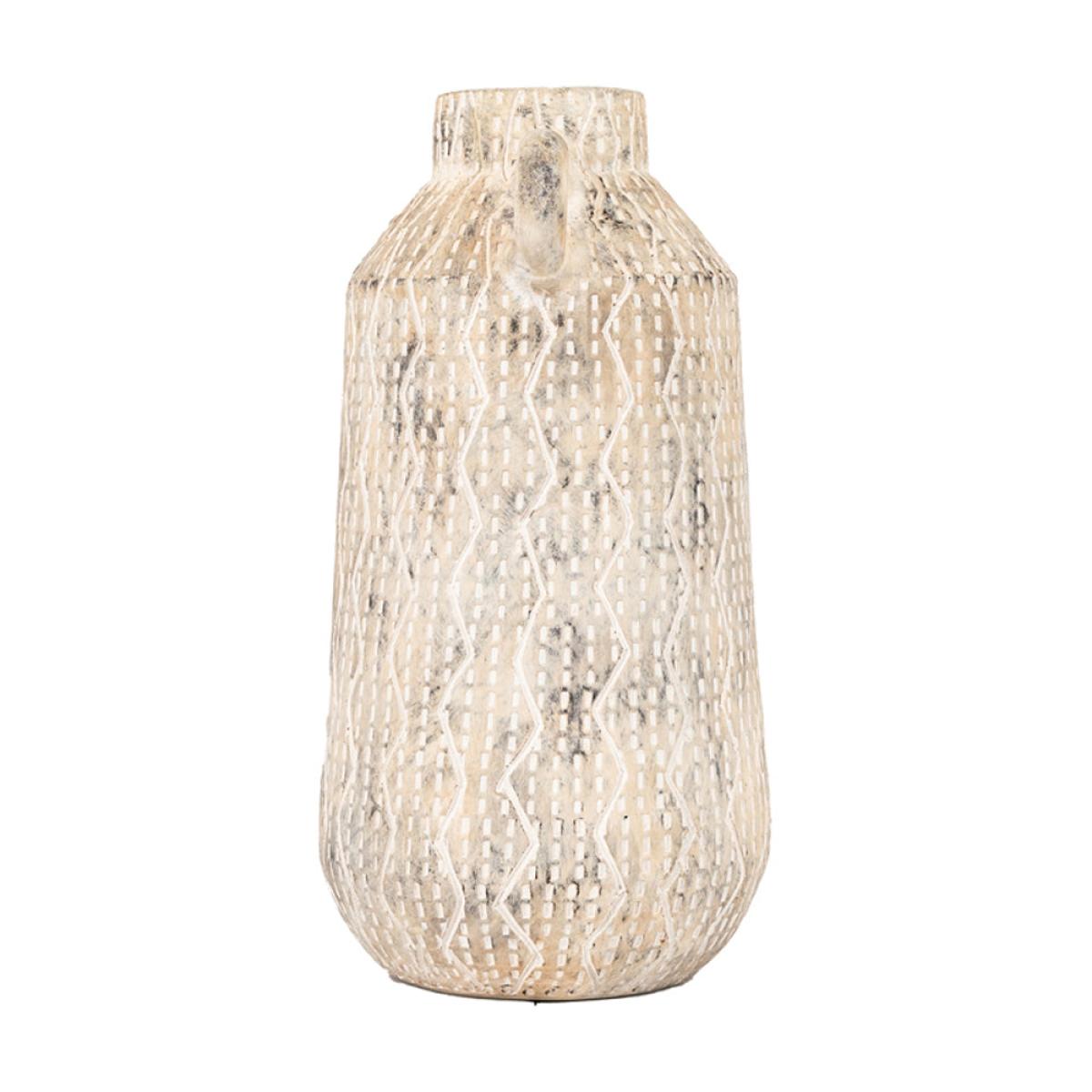 Gallery Interiors Ilar Vase in Earthy White / Small – image 8
