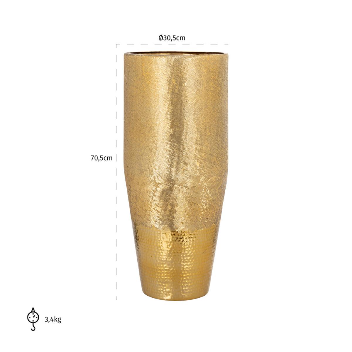 Richmond Interiors Nalim Vase Gold – image 2