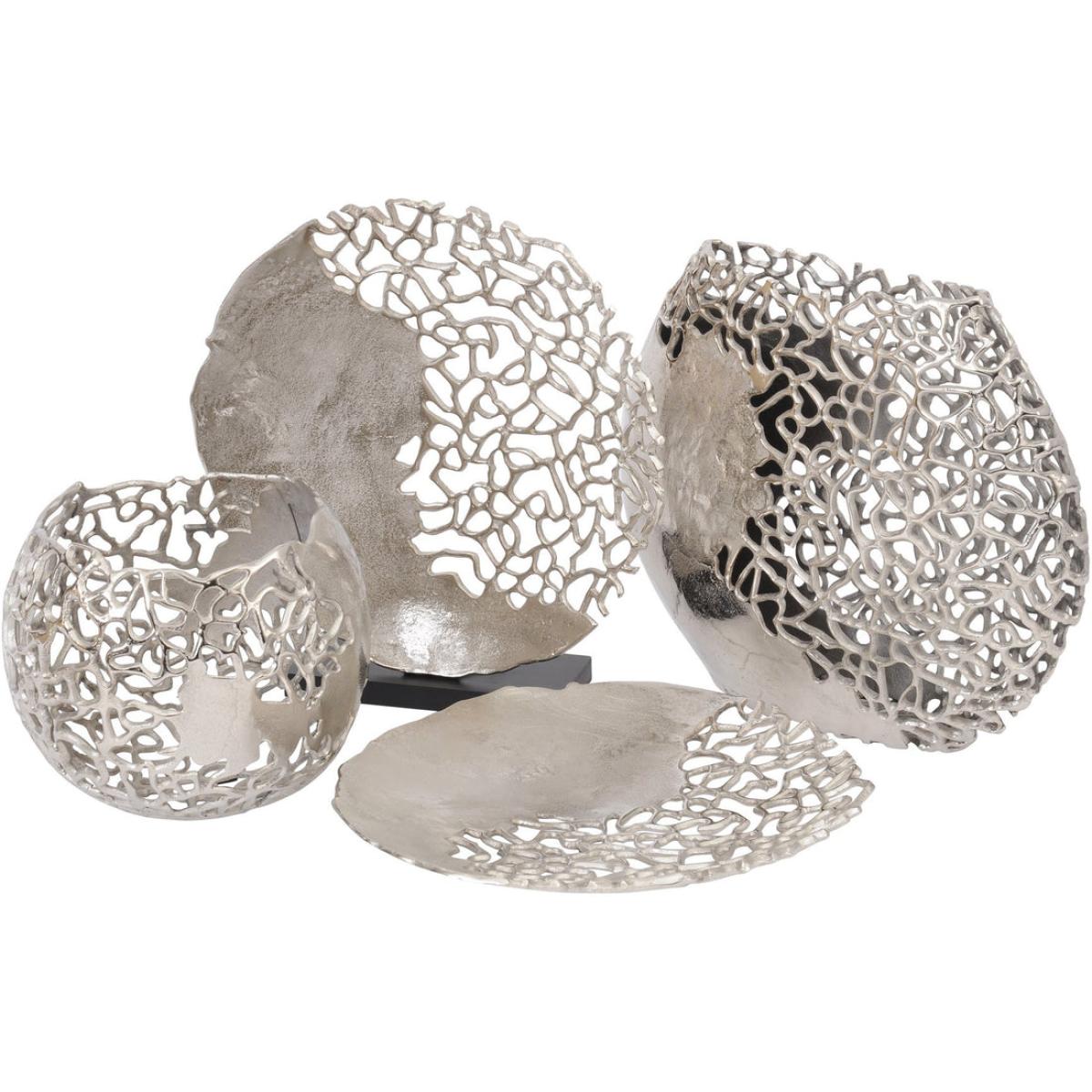 Libra Midnight Mayfair Collection - Apo Coral Spherical Aluminium Vase – image 2