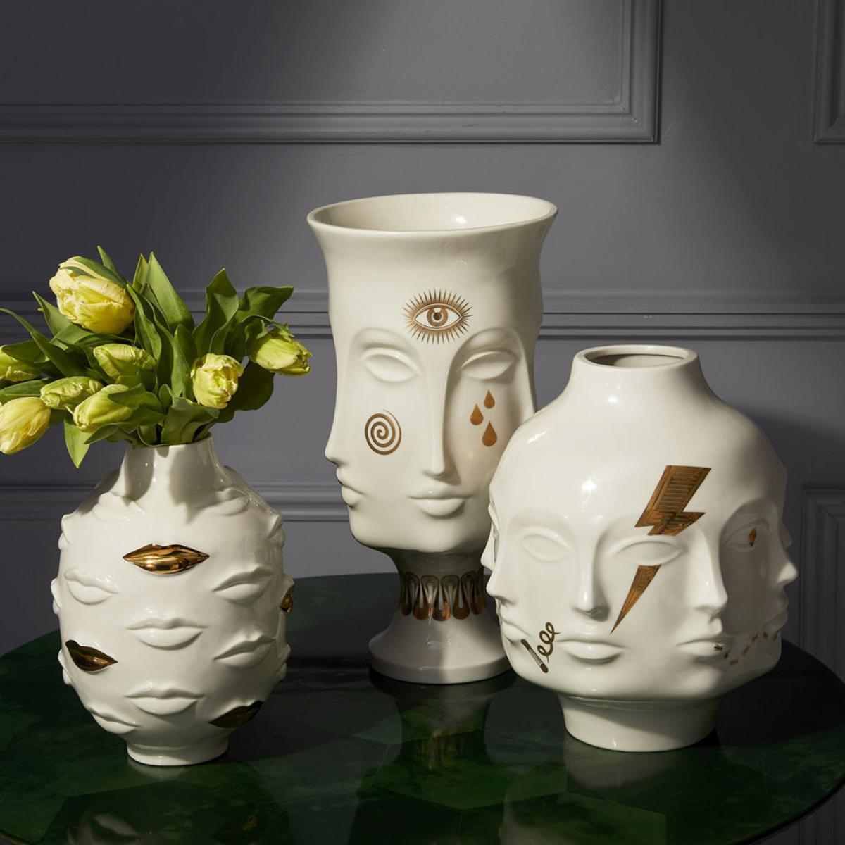 Jonathan Adler Gilded Gala Round Vase – image 4