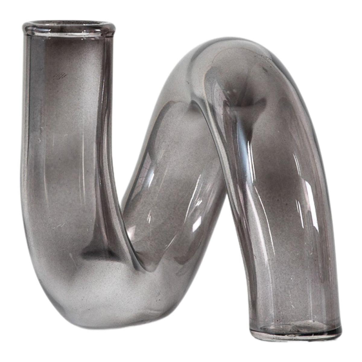 Gallery Interiors Clinton Whirly Vase Grey – image 2
