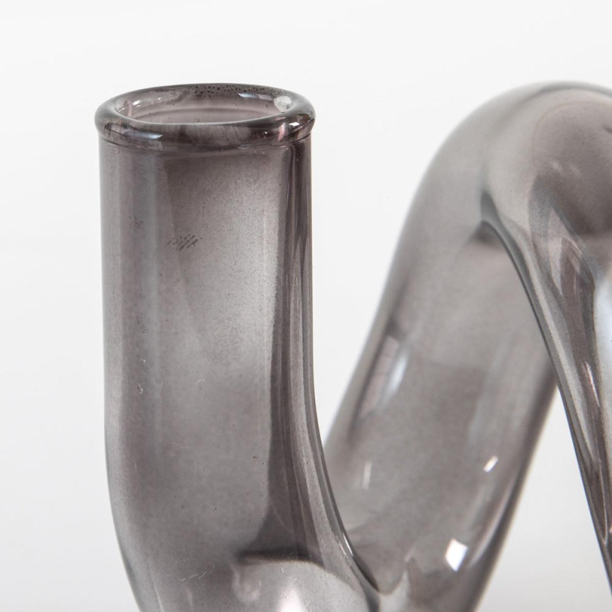 Gallery Interiors Clinton Whirly Vase Grey – image 3