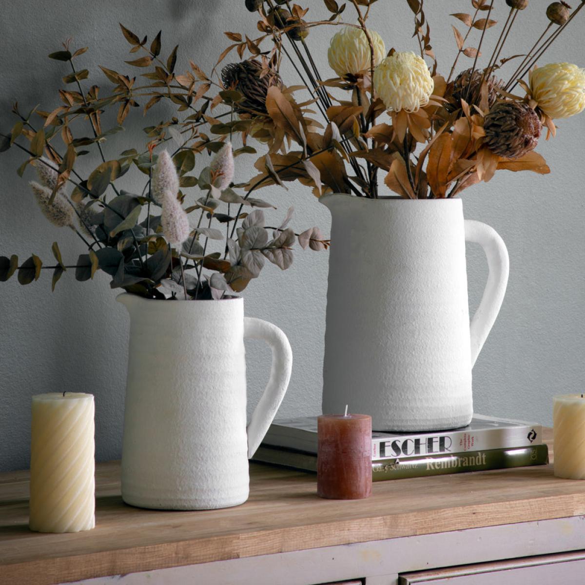 Gallery Interiors Stenson Pitcher Small White – image 2