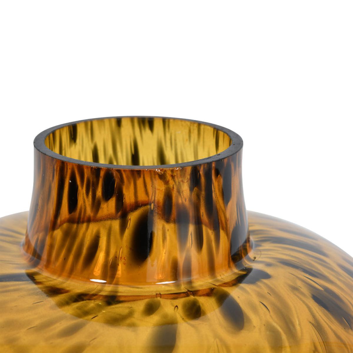 Libra Leopard Vase Brown – image 3