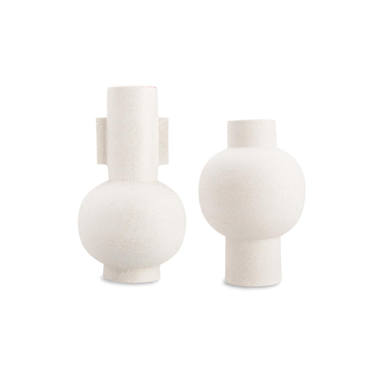 Liang & Eimil Diamen I Beige White Vase – image 2