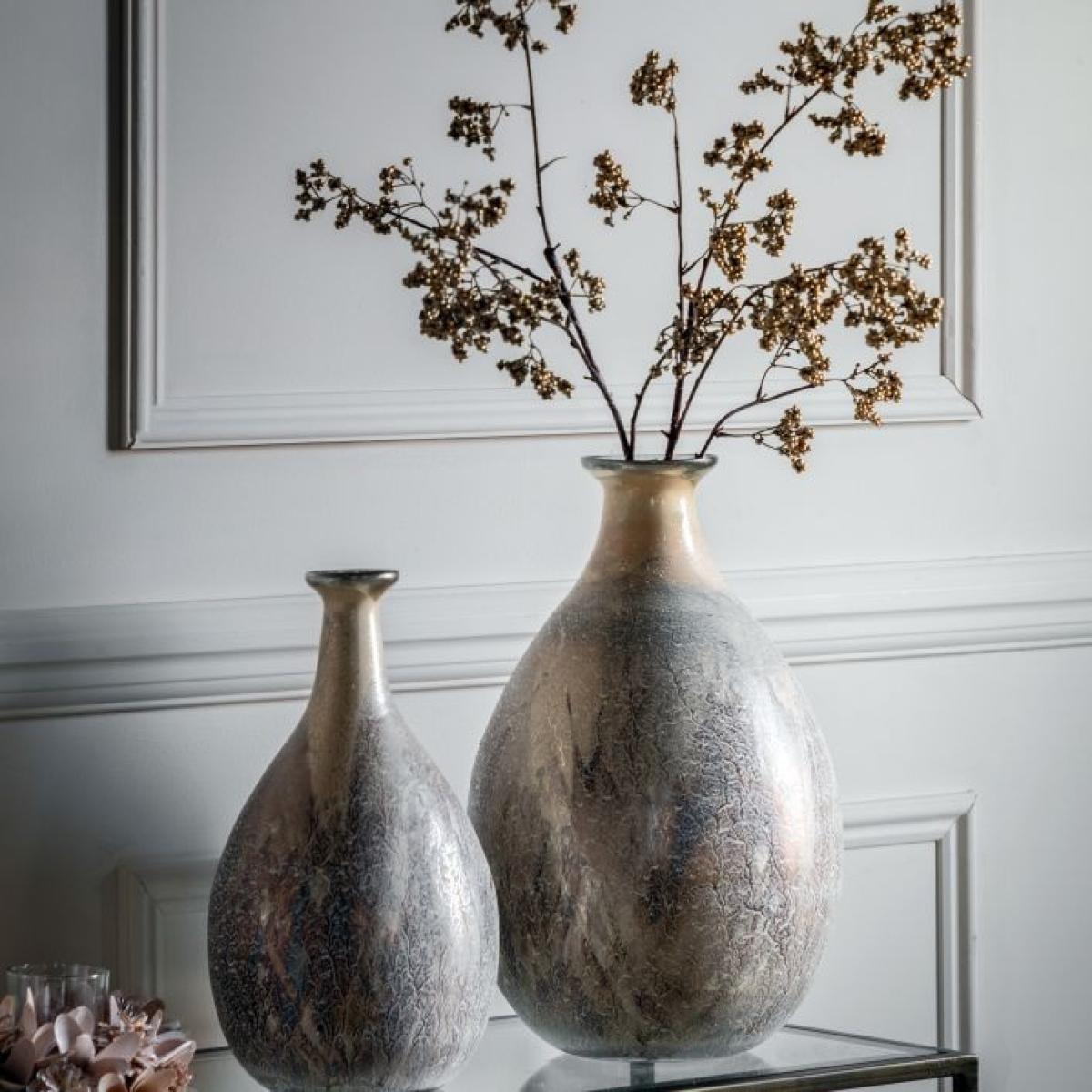 Kya Small Glass Vase - Antique Gold – image 4