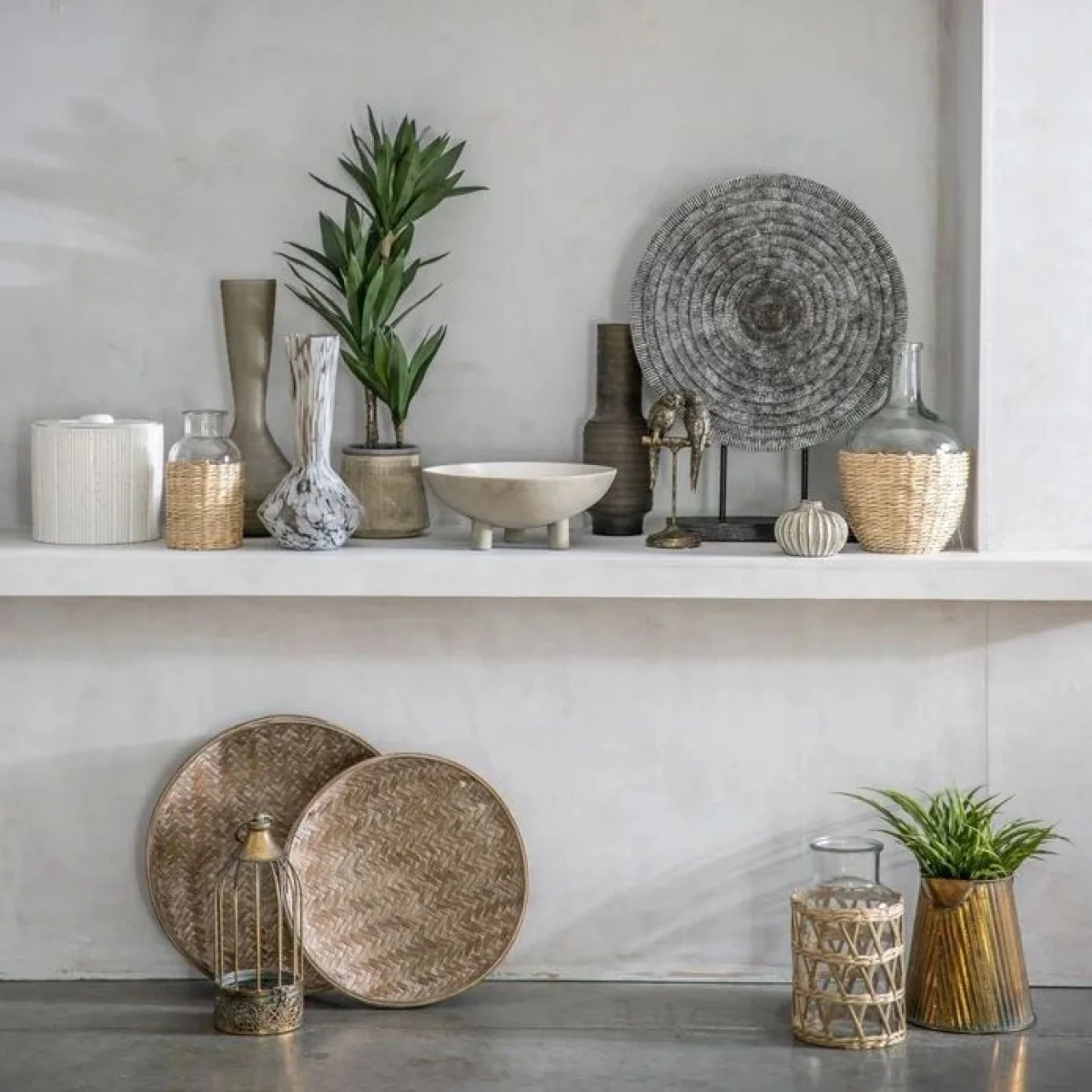 Gallery Direct Aditya Vase Medium - Mottled Brown – image 4