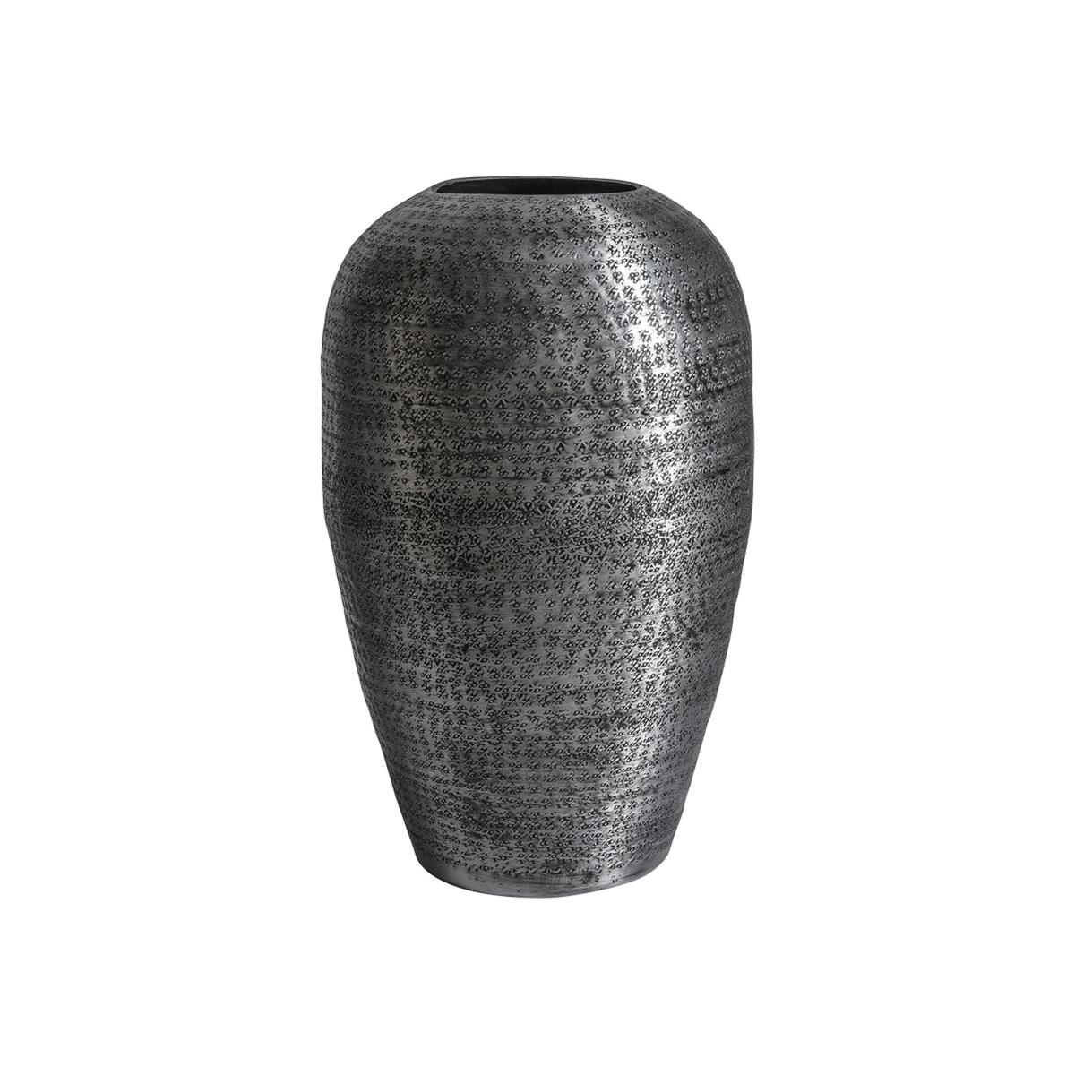 Myra Silver Metal Vase – image 1