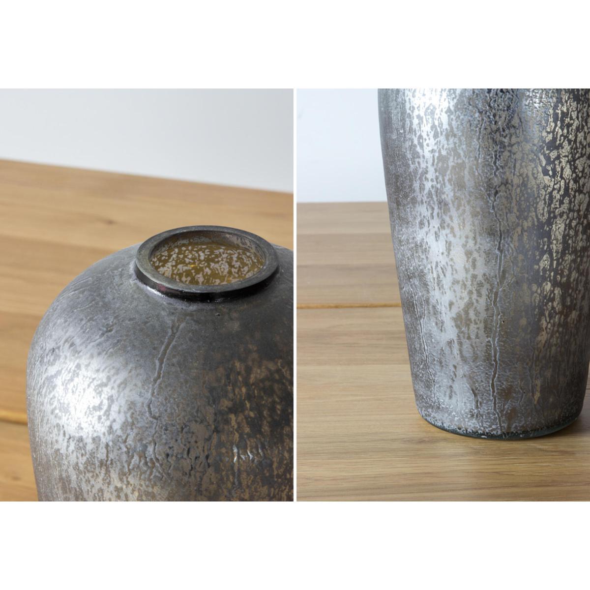 Renee Vase in Antique Silver, Large – image 3