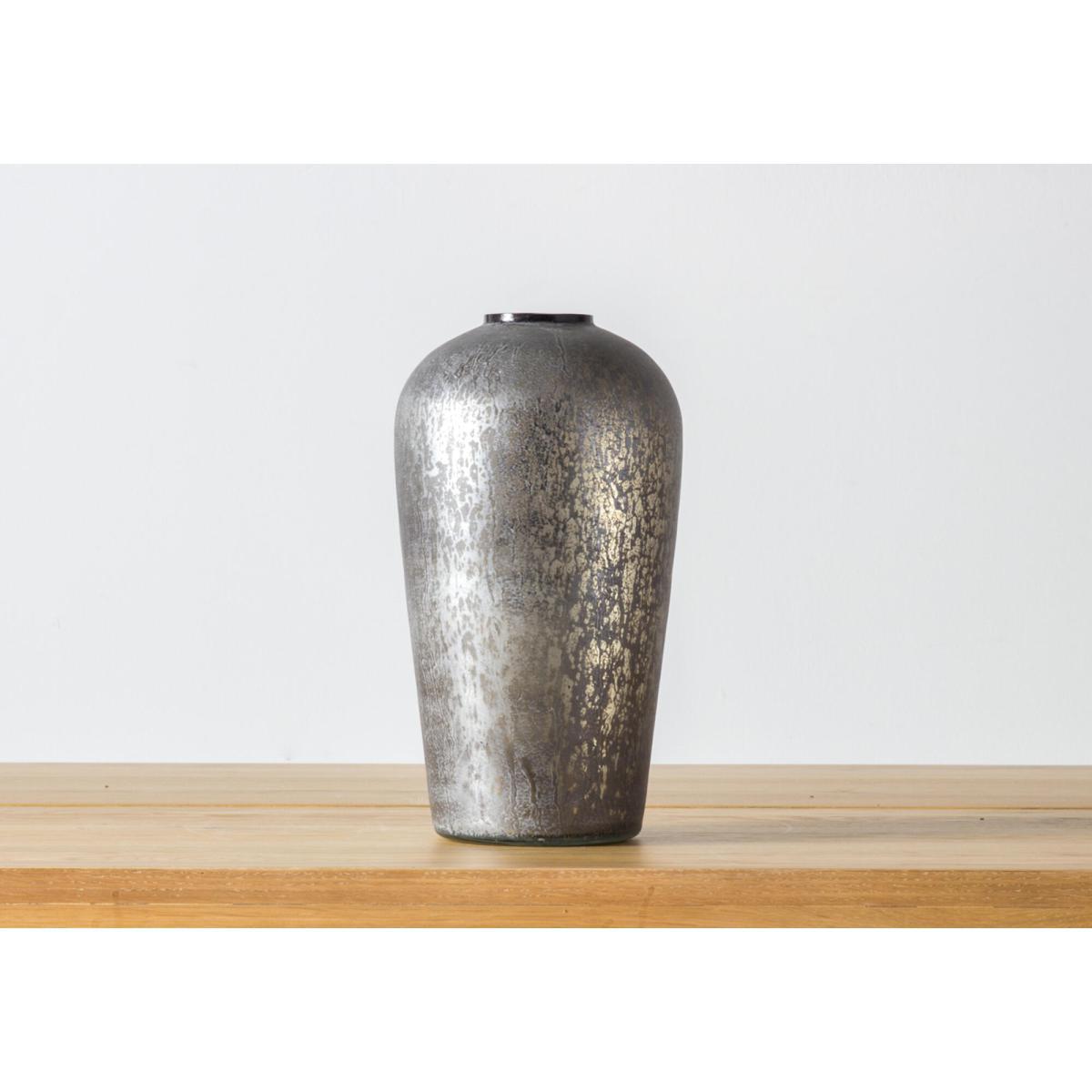 Renee Vase in Antique Silver, Large – image 1