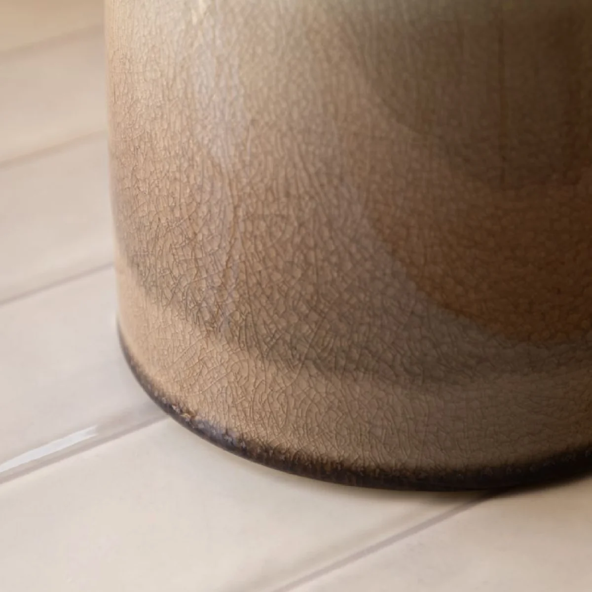 Ennis Crackle Glaze Vase in Natural – image 6