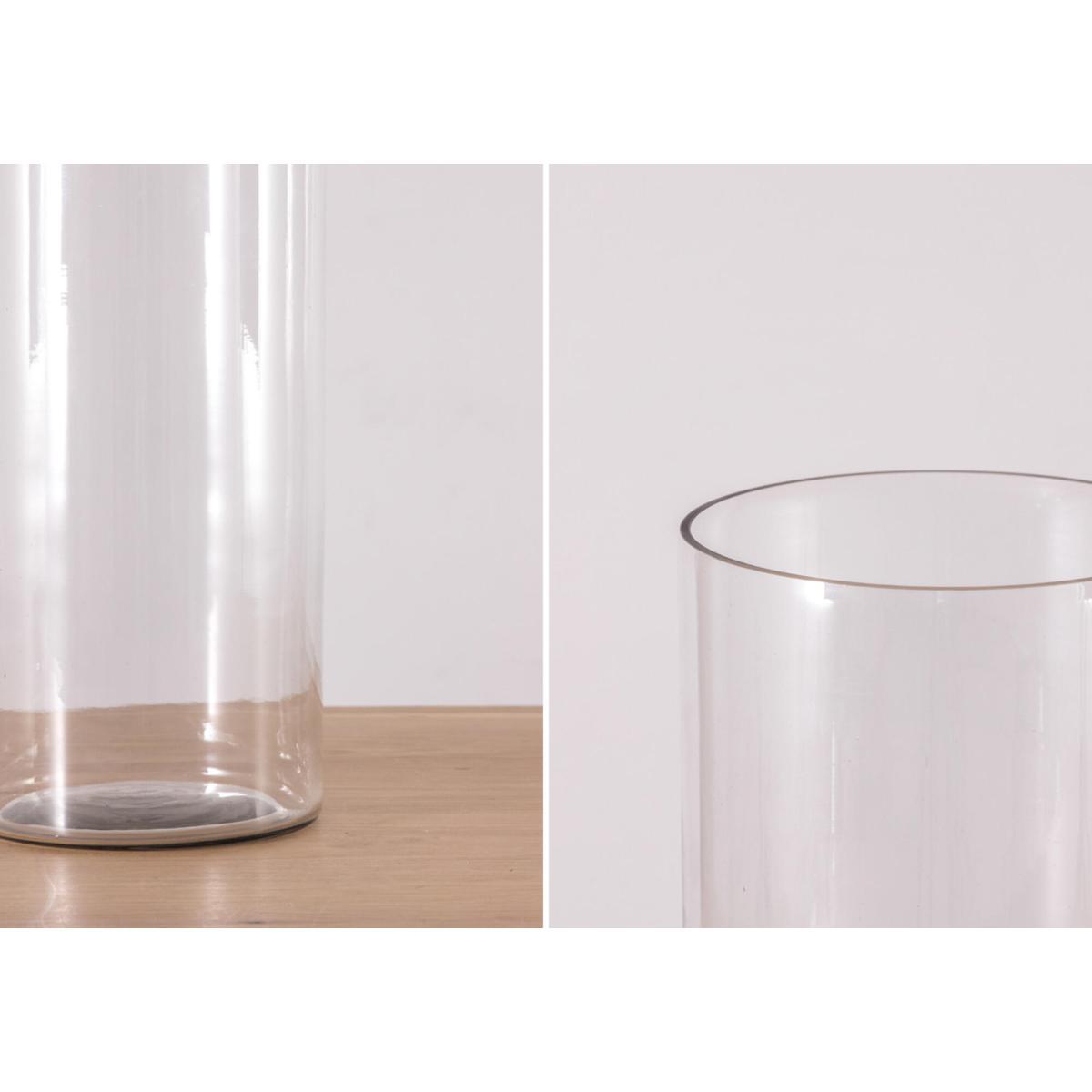 Melvin Bubble Clear Glass Vase, Large – image 4