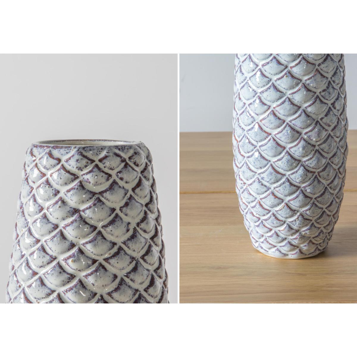 Tetra Fish Scale Patterned Vase, Large – image 3