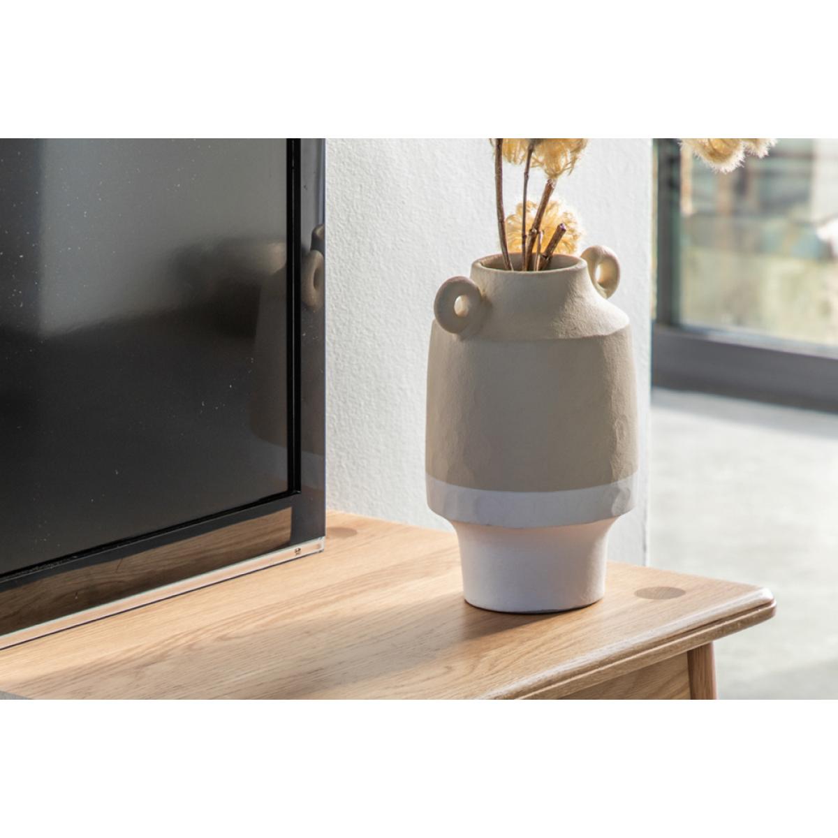 Bayer Vase in White & Natural - Small – image 3