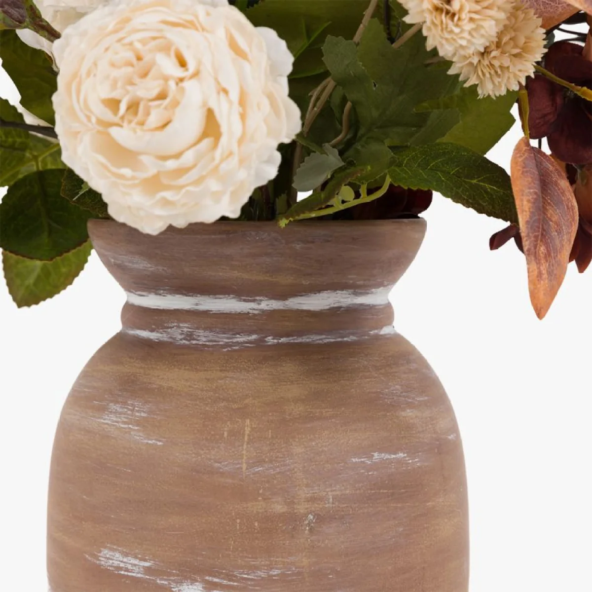 Faux Rustic Hydrangea Arrangement in Vase – image 4