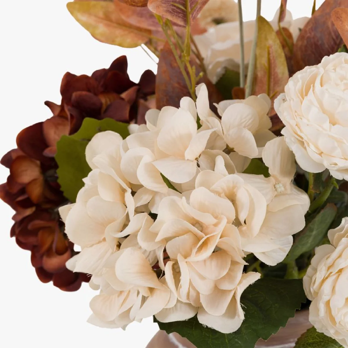 Faux Rustic Hydrangea Arrangement in Vase – image 5