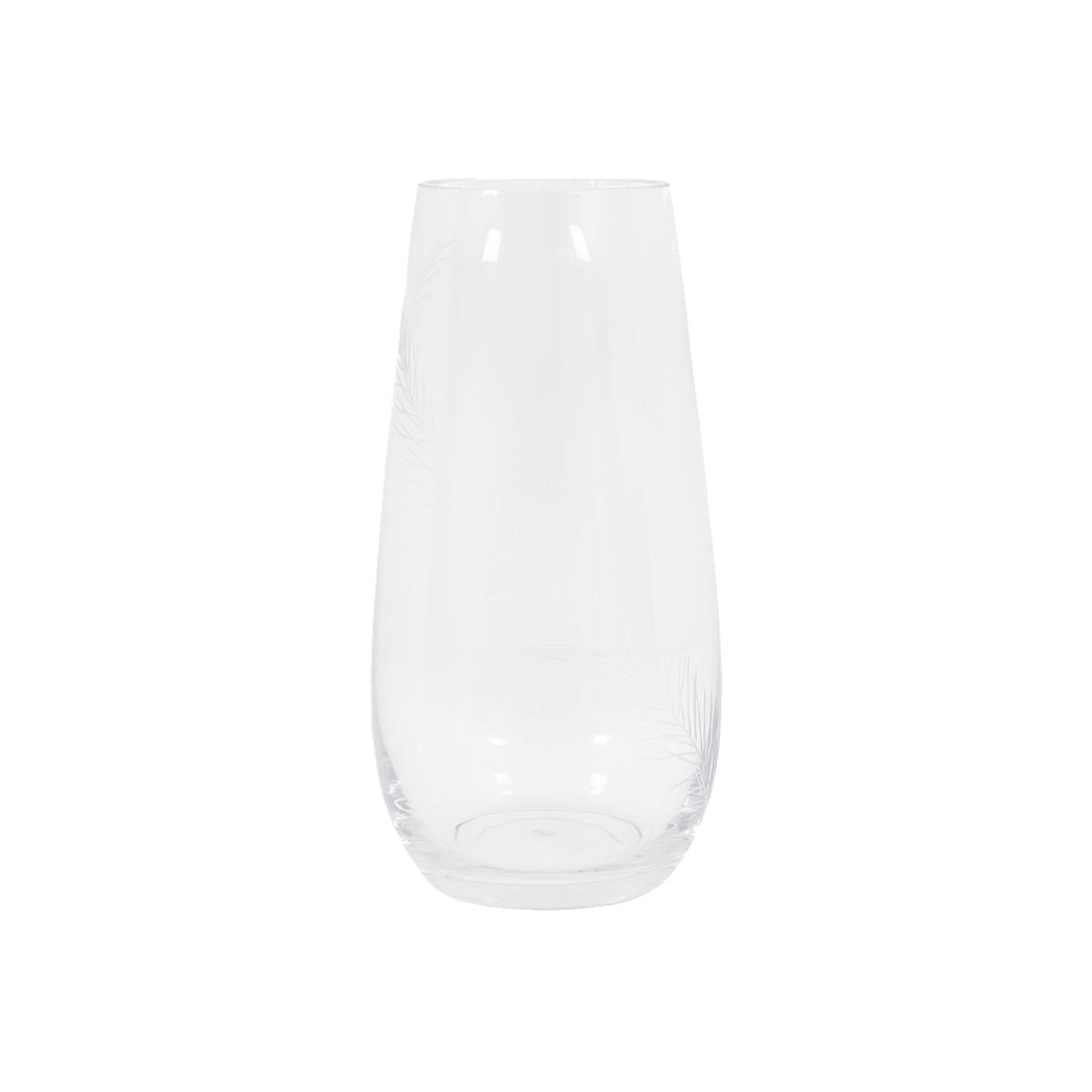 Quill Vase Clear, Medium – image 1