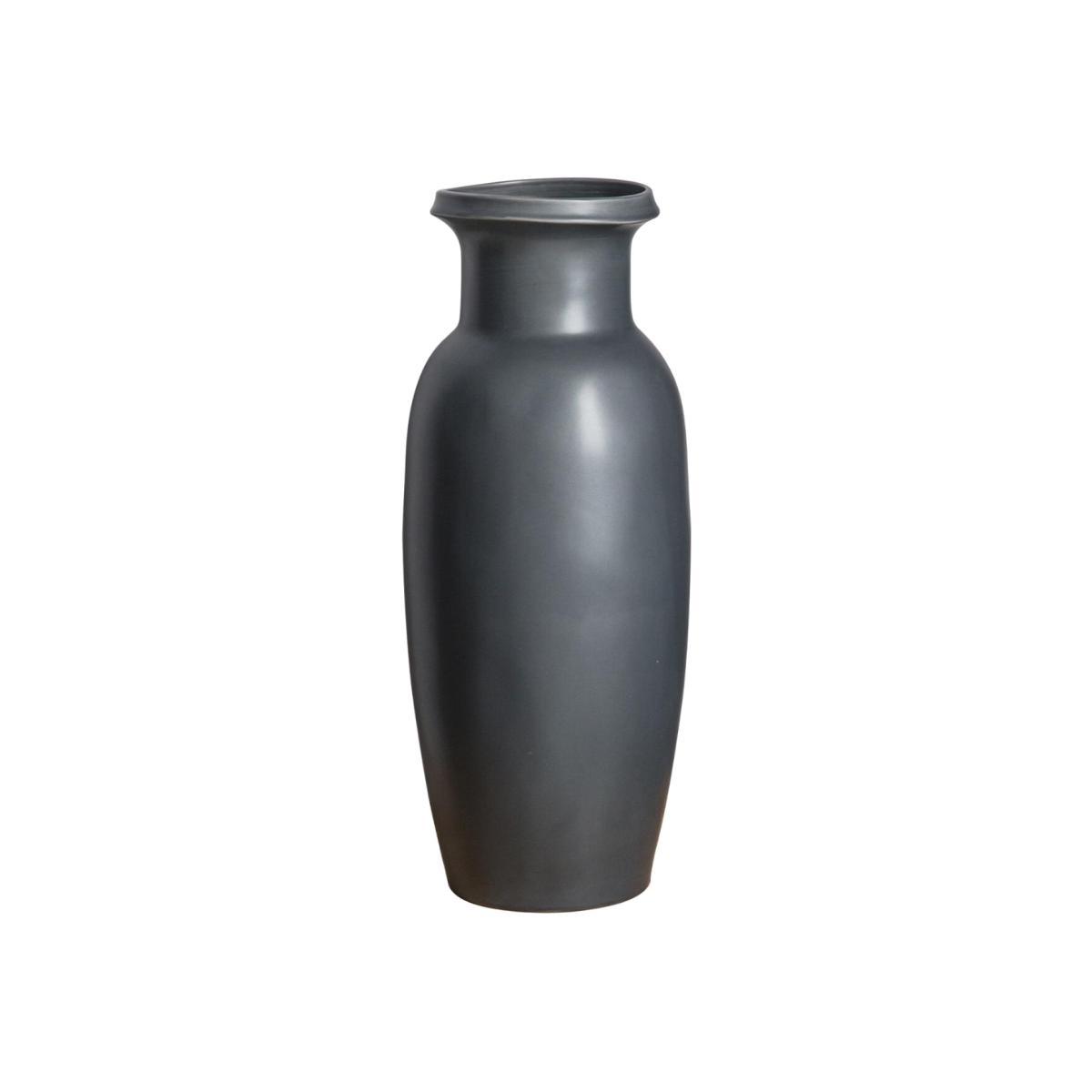 Pullan Deep Grey Vase, Large – image 1