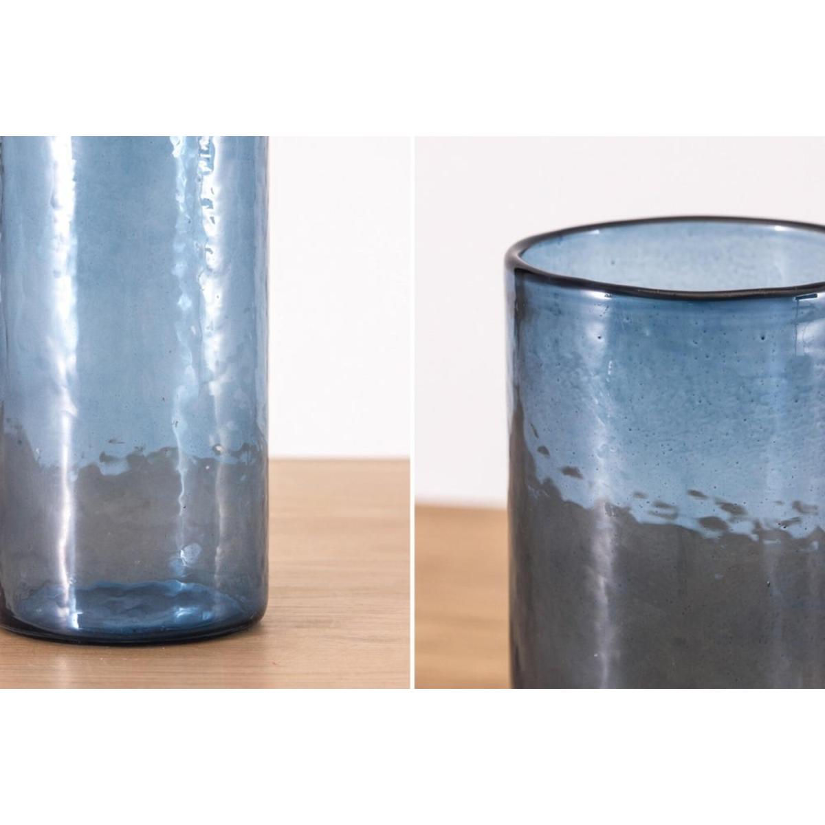 Melvin Bubble Clear Glass Vase – image 3