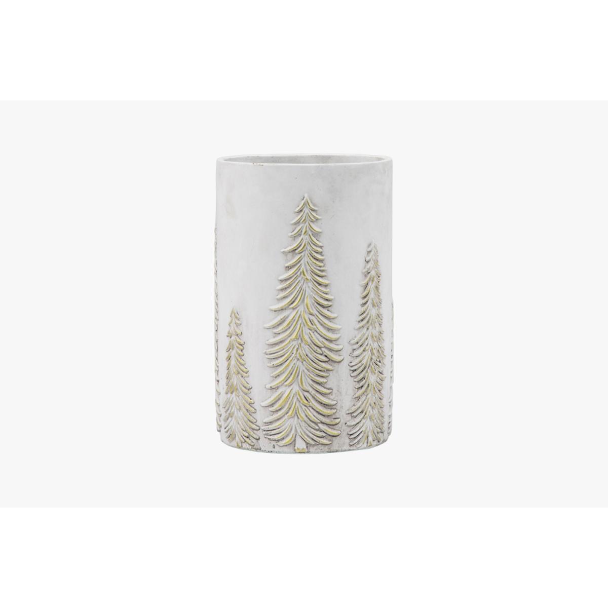 Linden Forest Vase in White and Gold – image 2