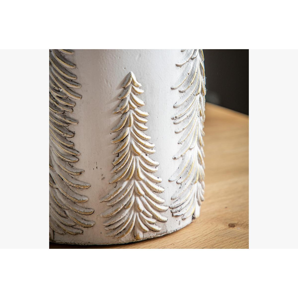 Linden Forest Vase in White and Gold – image 3