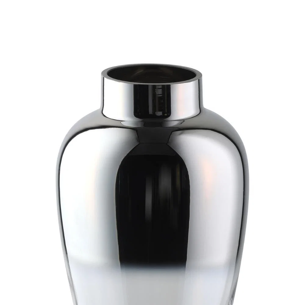 Kenyasi Silver Glass Vase – image 2