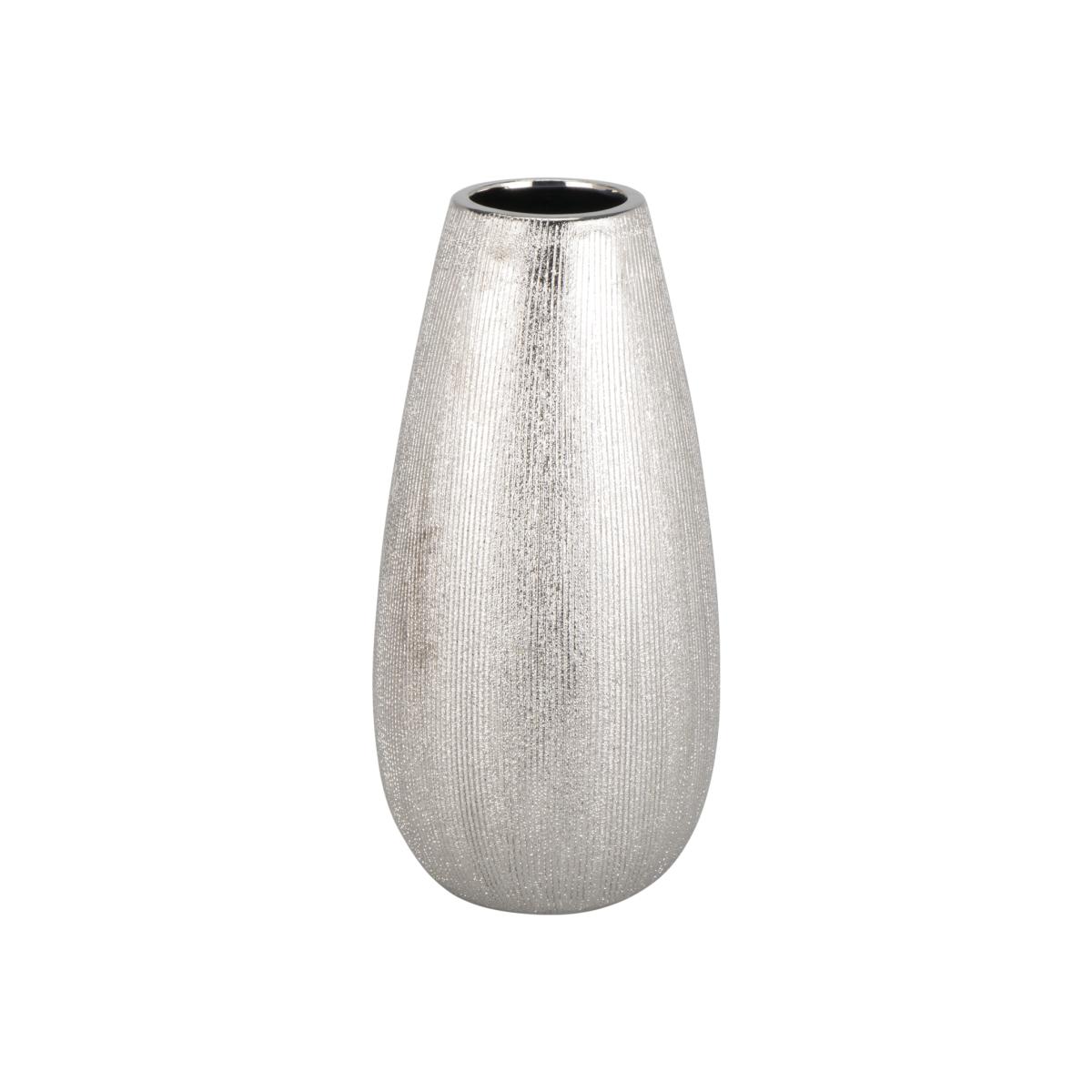 Silver Sparkle Vase – image 1
