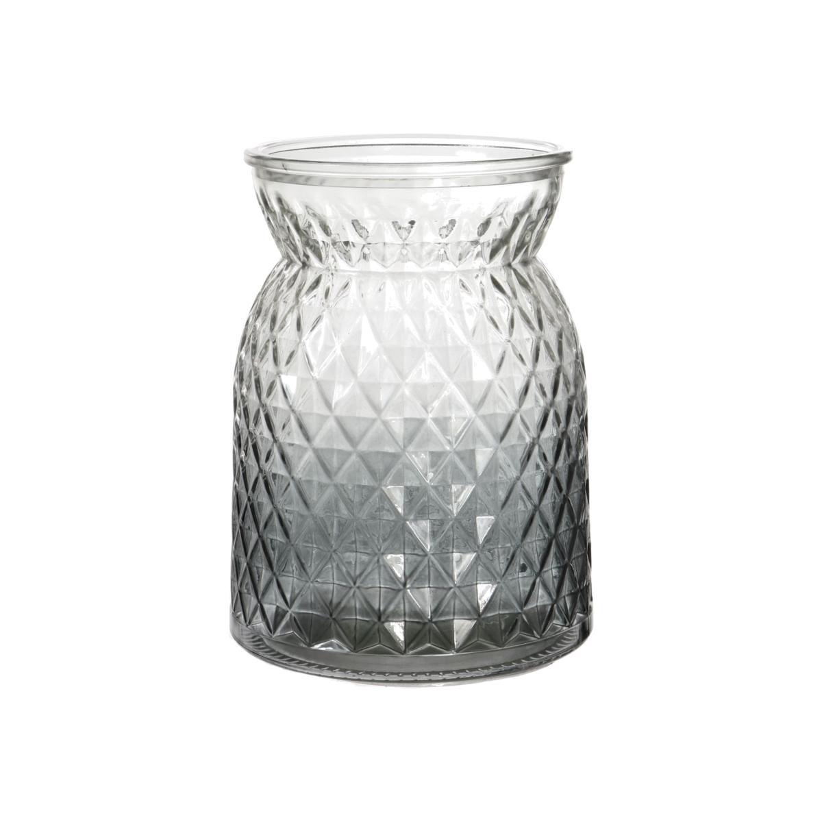 Large Waisted Posy Vase - Grey