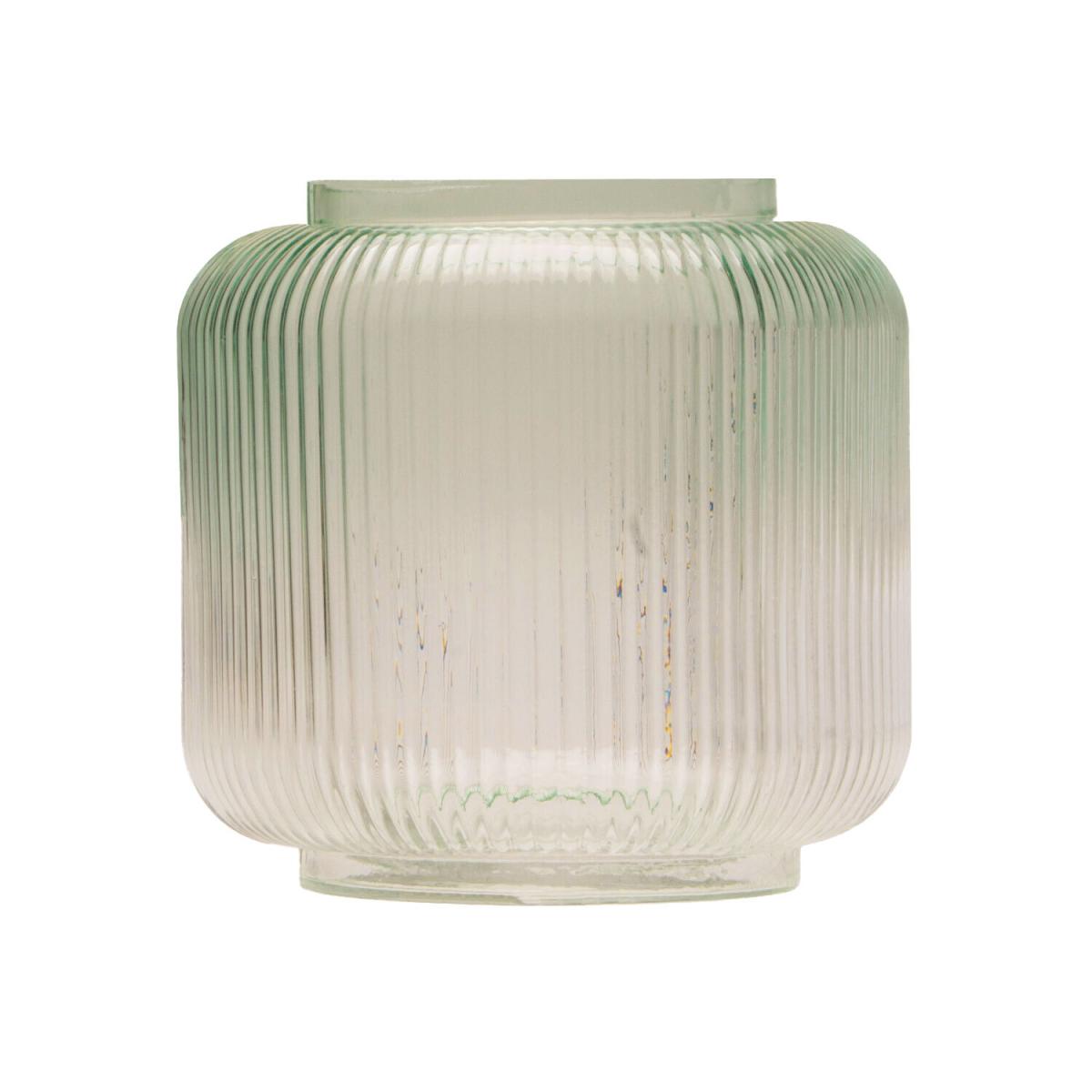 Ochre Ribbed Vase – image 2