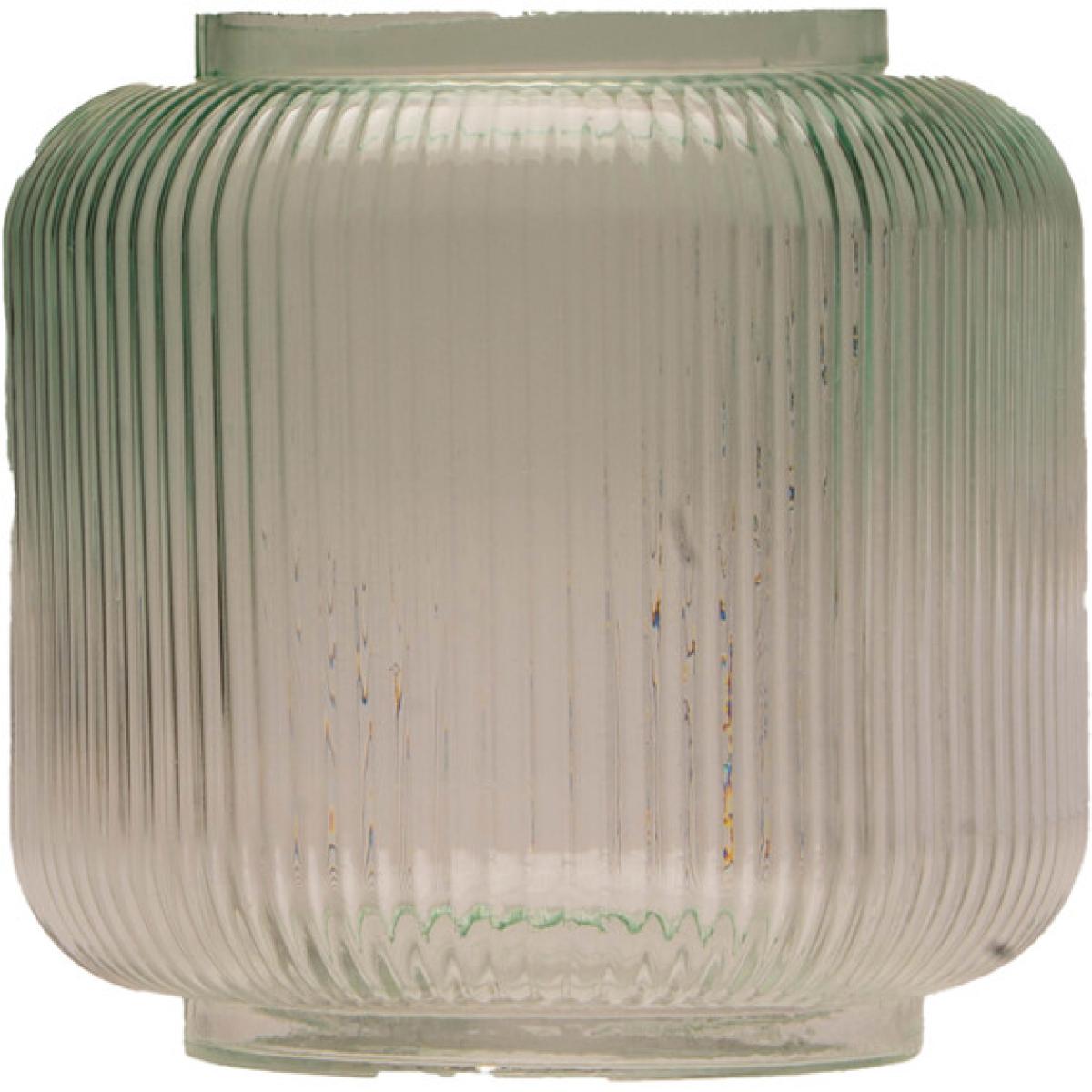 Ochre Ribbed Vase – image 1