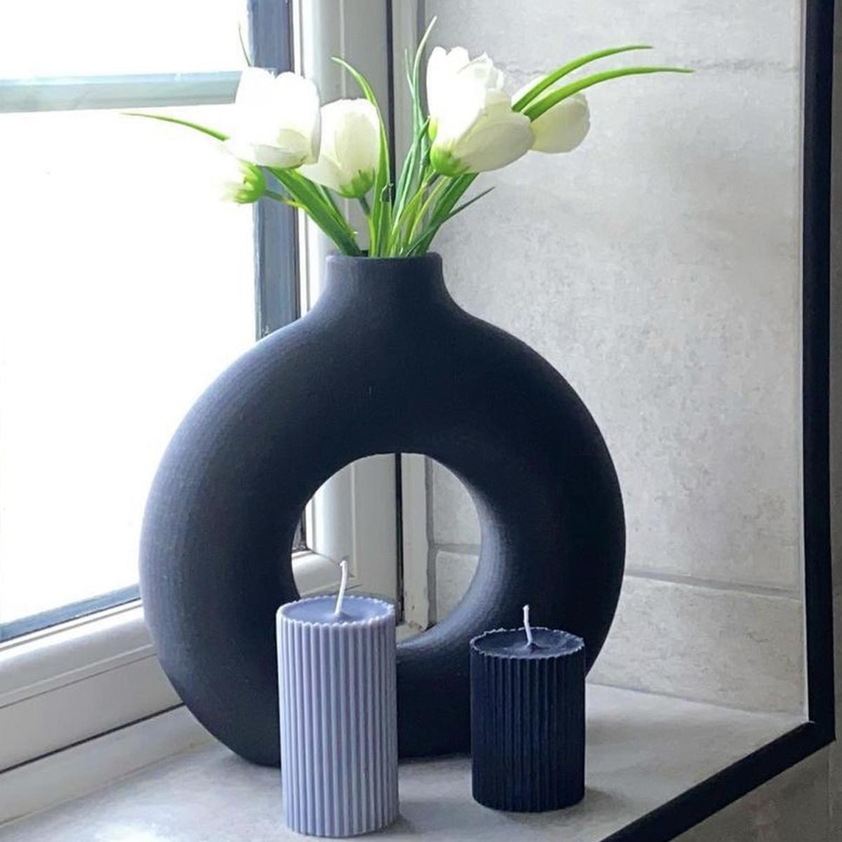 Donut Vase - Blue – image 4