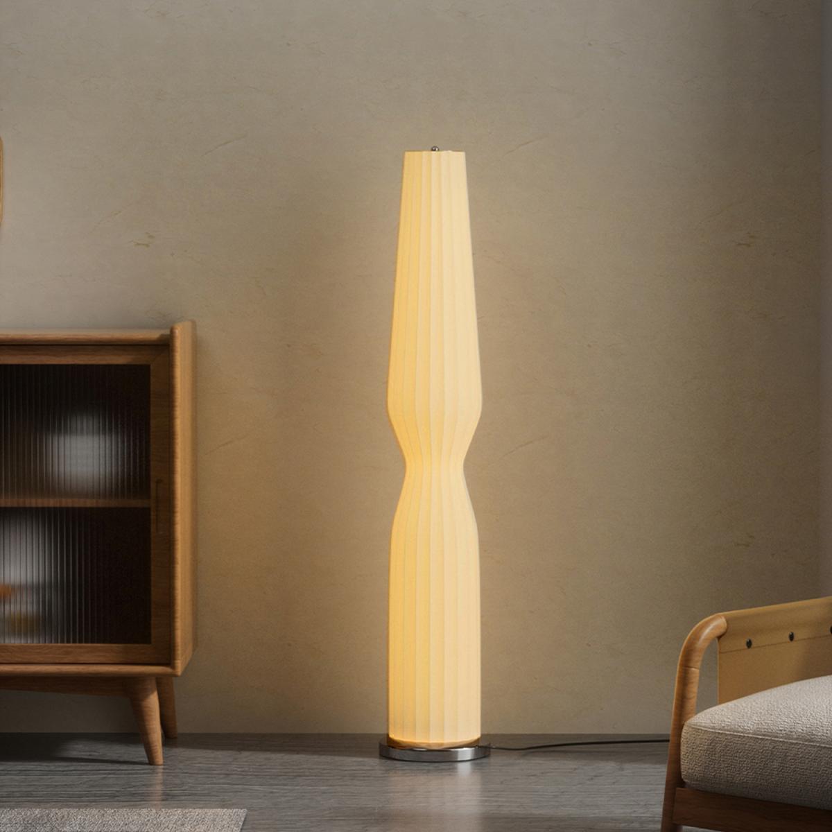 Vase Curved Column LED Floor Lamp - White – image 11