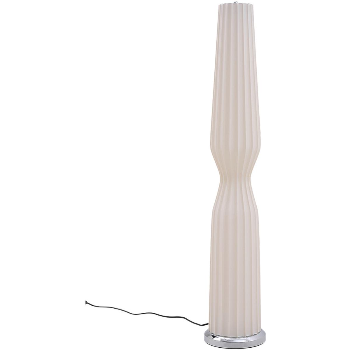 Vase Curved Column LED Floor Lamp - White – image 3