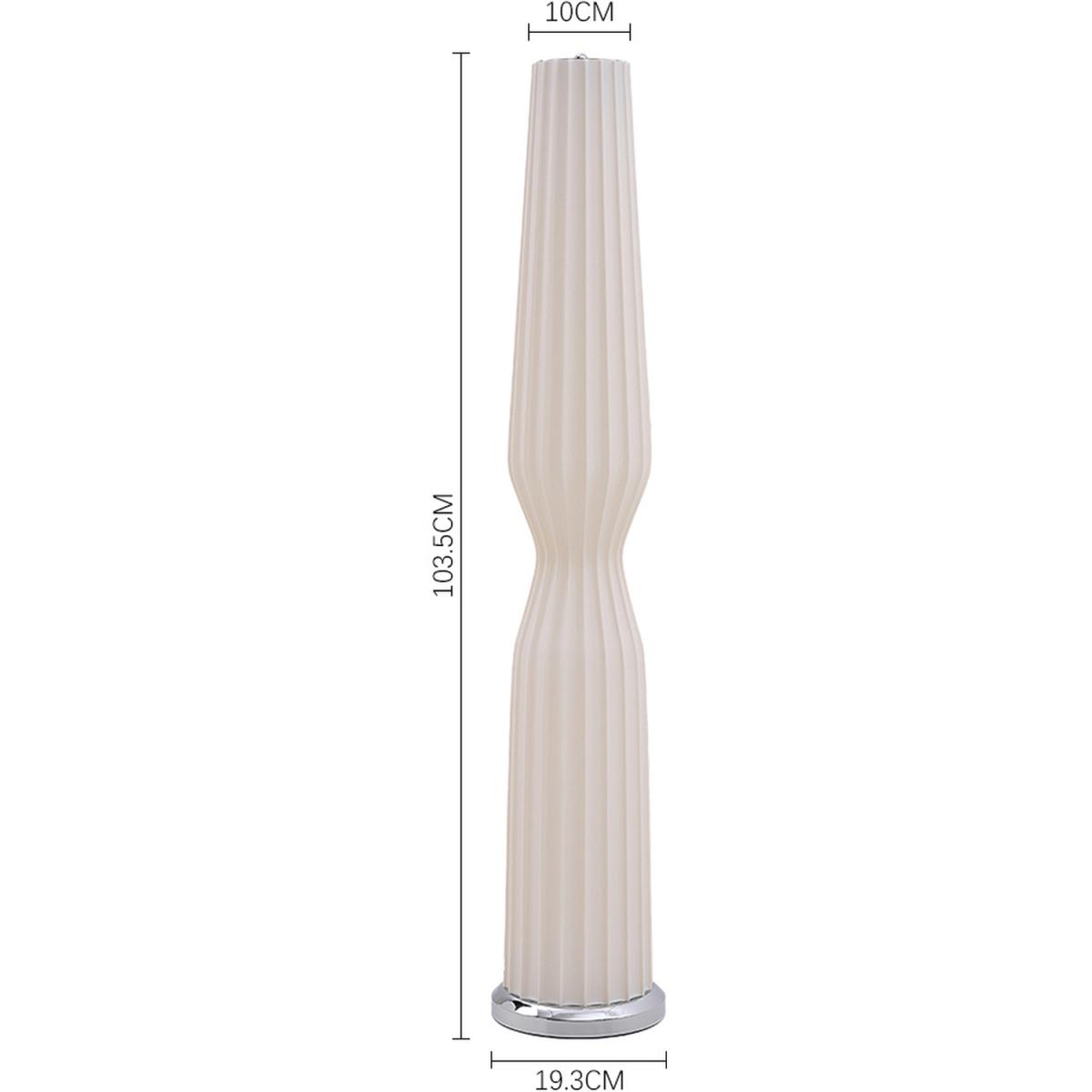 Vase Curved Column LED Floor Lamp - White – image 10