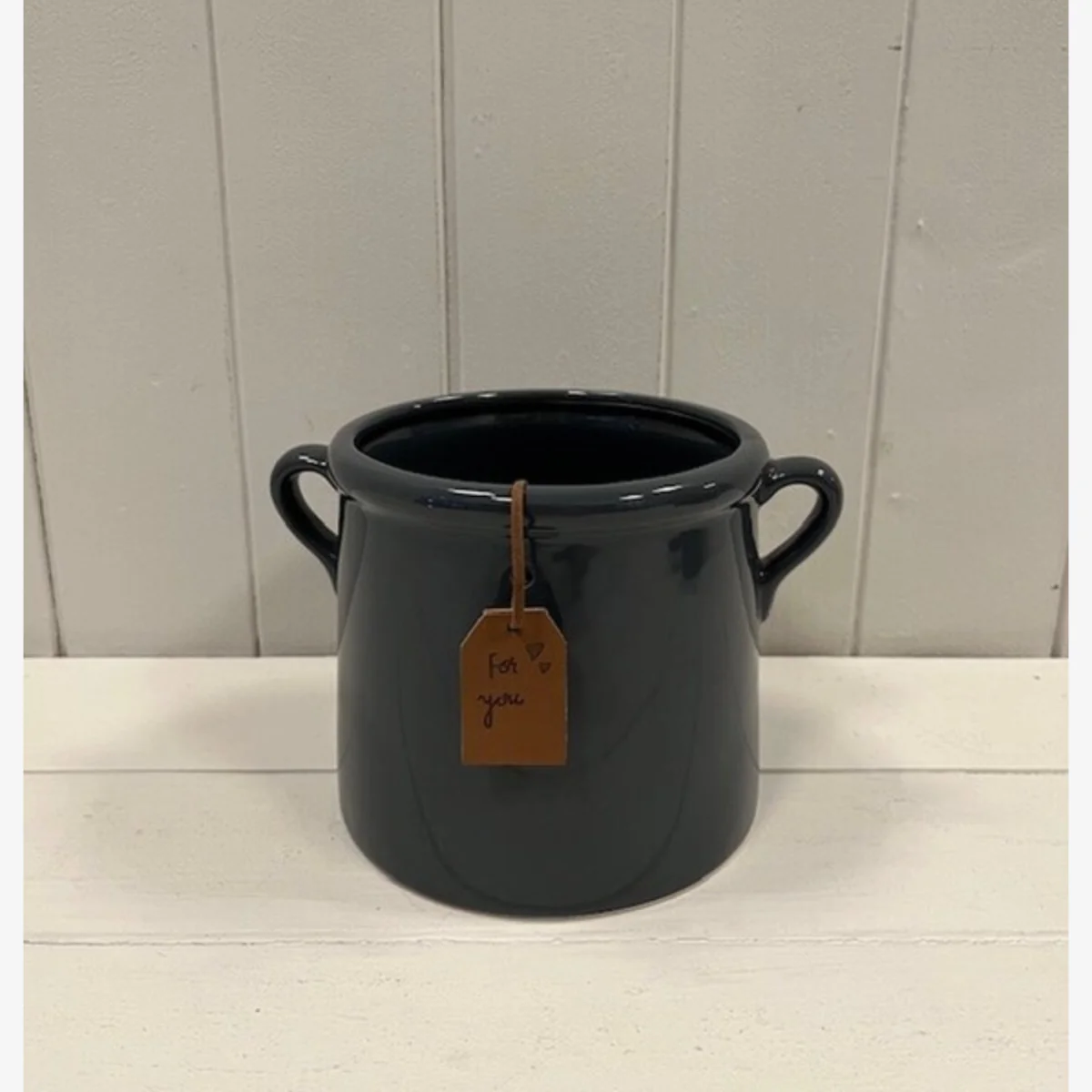 Elegant Midnight Blue For You Vase - Dark Blue