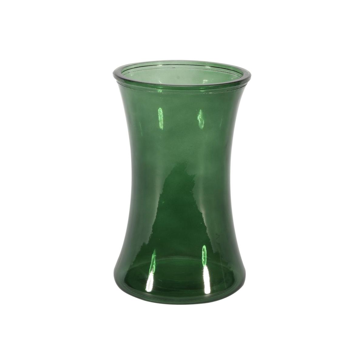 Handtied Glass Flower Vase - Pear Green