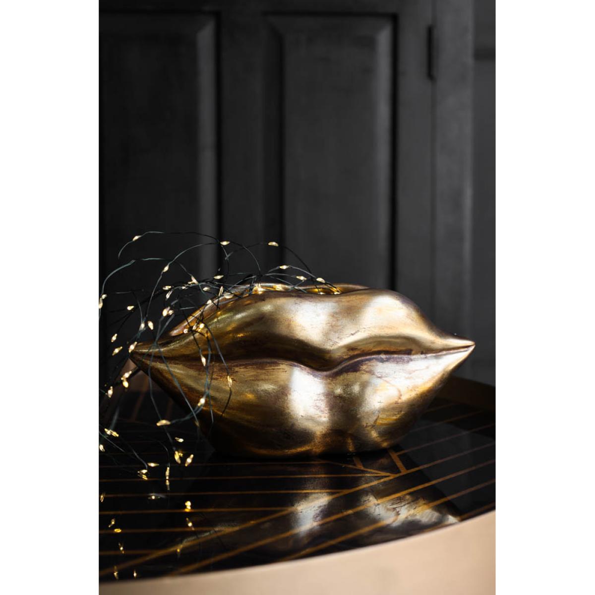 Gold Lips Short Stem Vase – image 4