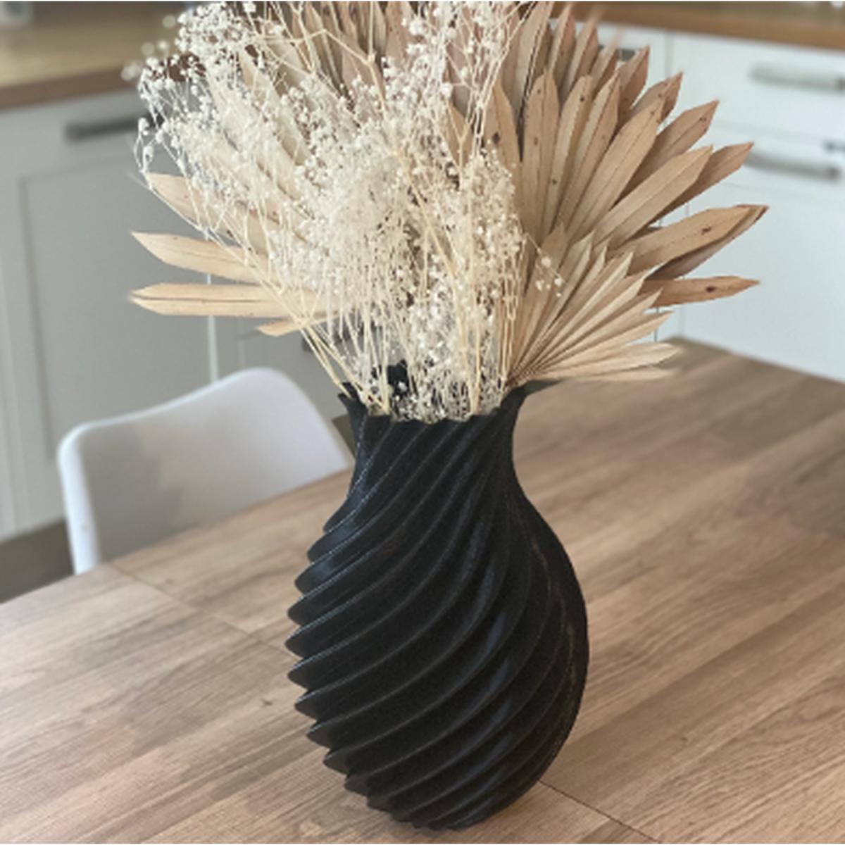 Swirl Vase Large  - White – image 2