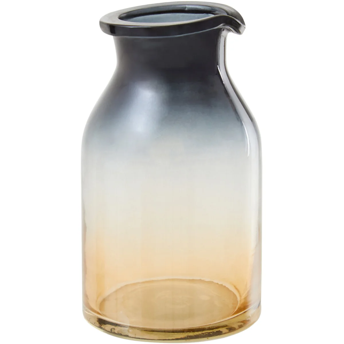 Esma Small Smoked Brown Glass Vase - Glass 100% – image 2