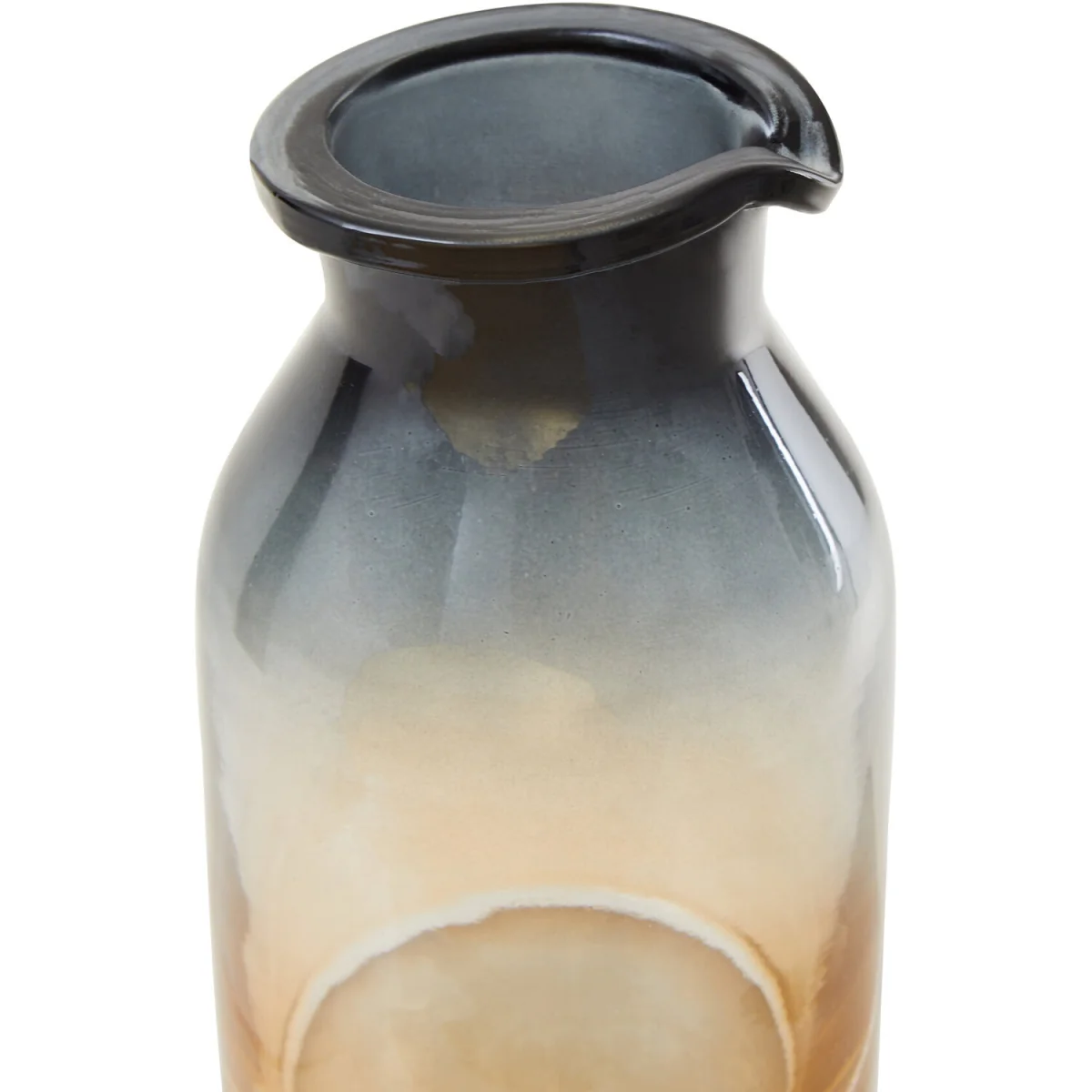 Esma Small Smoked Brown Glass Vase - Glass 100% – image 4